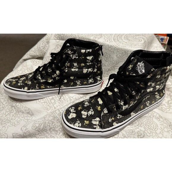Vans x Peanuts Sk8-HiSnoopy Mummies Glow Black, Kids 6.5 - Picture 8 of 13